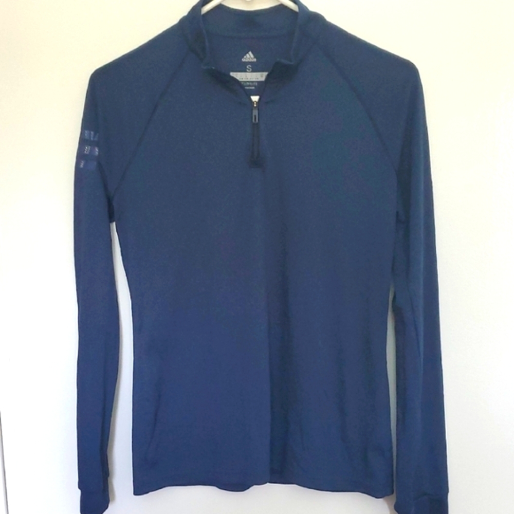 Adidas Dark Blue Quarter Zip Pullover